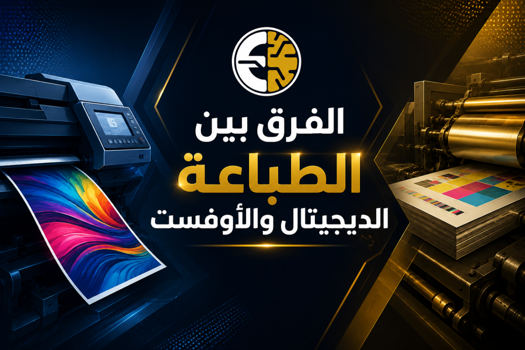الفرق بين الطباعة الديجيتال والأوفست